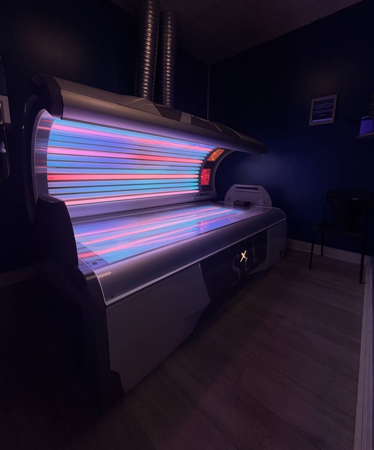 Luxura X7 laydown sunbed at Tanify Tanning Studio